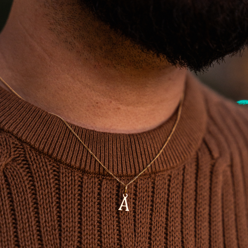 9ct Solid Gold Initial Pendant By Sibylle de Baynast Jewels |  notonthehighstreet.com
